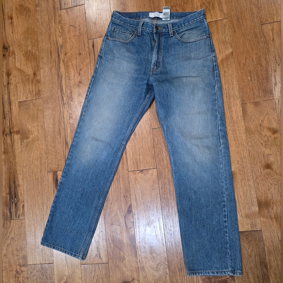 Levis Strauss Other - Levi's Strauss Signature Classic Regular Fit 5 Pocket Rugged Denim Blue Jeans.